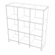 3 x 3 Cube Open storage shelf system